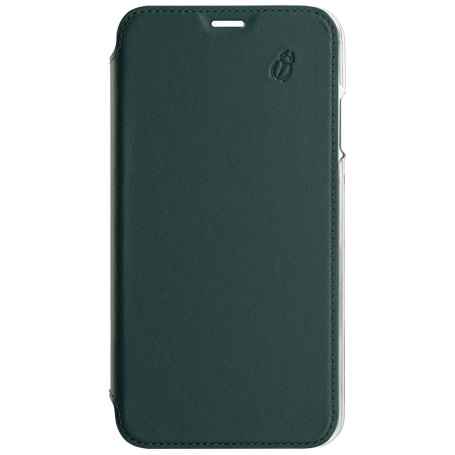 Folio en Cuir Premium dos Crystal Vert pour iPhone 11 Pro Max Beetleca