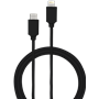 Chargeur voiture USB C 20W Power Delivery + Câble USB C/Lightning Noir