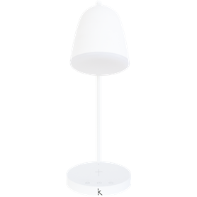 Lampe de bureau avec charge à induction Blanche Sinki