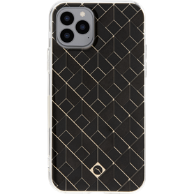 Coque iPhone 12 Pro Max Saint Germain avec motifs en 3D Noire Artefakt