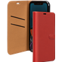 Etui Folio Wallet iPhone 12 mini Rouge - Fermeture avec languette aima