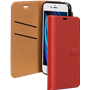 Etui Folio Wallet iPhone SE 2022/SE/8/7/6S/6 Rouge - Fermeture avec la