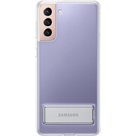 Coque Fonction stand Transparente pour Samsung G S21+ 5G Samsung