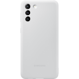 Coque Silicone Gris Clair pour Samsung G S21+ 5G Samsung