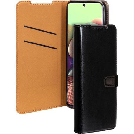 Etui Folio Wallet Samsung G A72 4G Noir - Fermeture avec languette aim