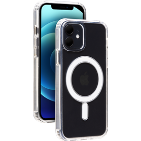 Coque Compatible MagSafe Hybride Transparente pour iPhone 12 mini Bigb