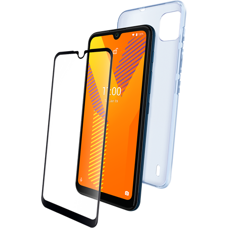 Pack Wiko Y62 / Y62 Plus Coque Transparente + Verre trempé Wiko