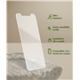 Protège écran Plat iPhone 12 / 12 Pro Eco-conçu avec kit de pose Just 