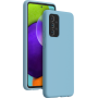Coque Silicone SoftTouch Bleue pour Samsung G A52 4G / A52 5G / A52s 5