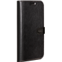 Etui Folio Wallet iPhone 13 mini Noir - Fermeture avec languette aiman