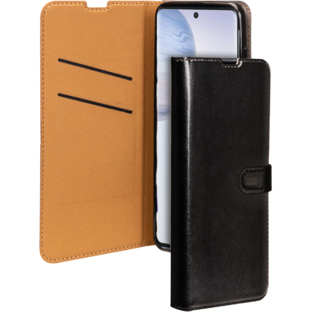 Etui Folio Wallet Vivo X60 Pro Noir - Fermeture avec languette aimanté