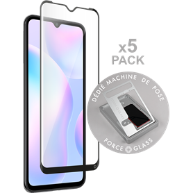 Pack de 5 Protège écrans Xiaomi Redmi 9A Original - Garanti à vie - Po