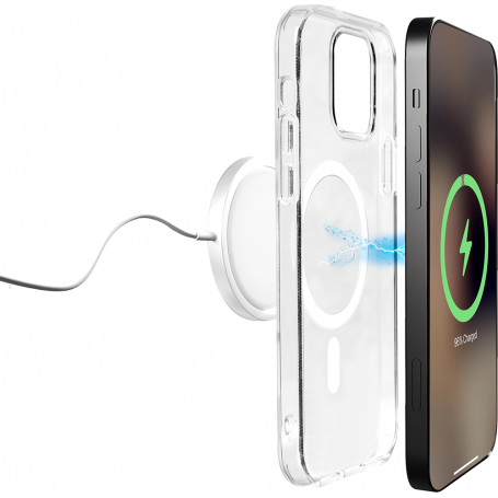 Coque Apple iPhone 13 Pro Max Compatible MagSafe Lite Mag Transparente