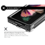 Double Coque Renforcée Samsung G Z Fold 3 DUO Transparente - Garantie 