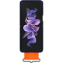 Coque Samsung G Z Flip 3 Silicone avec lanière Bleue Samsung