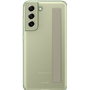 Coque transparente Samsung G S21FE avec lanière avec lanière Vert oliv