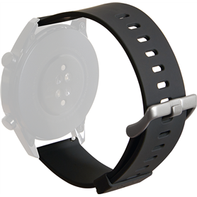Bracelet Silicone Icon pour Universel 20mm Noir Puro