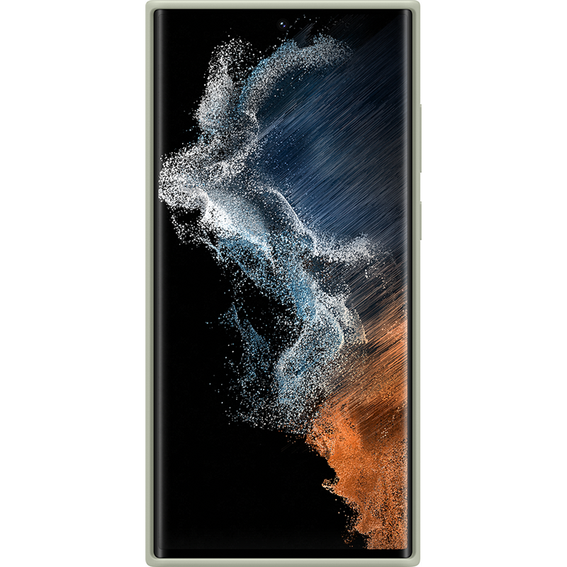 Image secondaire de Coque Samsung G S22 Ultra 5G Silicone Vert olive Samsung