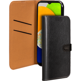 Etui Folio Wallet Samsung G A03 Noir - Fermeture avec languette aimant