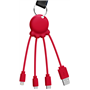 Câble 3 en 1 Octopus Ecoresponsable USB A/micro USB & USB C & Lightnin