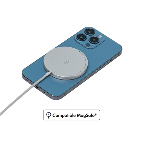 Chargeur induction Fonction Stand Compatible MagSafe 15W Garanti à vie