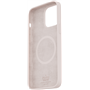 Coque iPhone 14 Pro Silicone Icon Compatible MagSafe Rose Puro