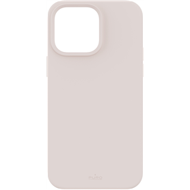 Coque iPhone 14 Pro Silicone Icon Compatible MagSafe Rose Puro