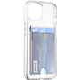 Coque iPhone 14 Plus Hybride avec porte-carte intégré Transparente Big