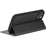 Etui Folio en Cuir Vegan Oslo Certifié GRS Noir pour Apple iPhone 14 D