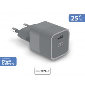Chargeur maison USB C 25W Power Delivery Gris - Garanti à vie Force Po