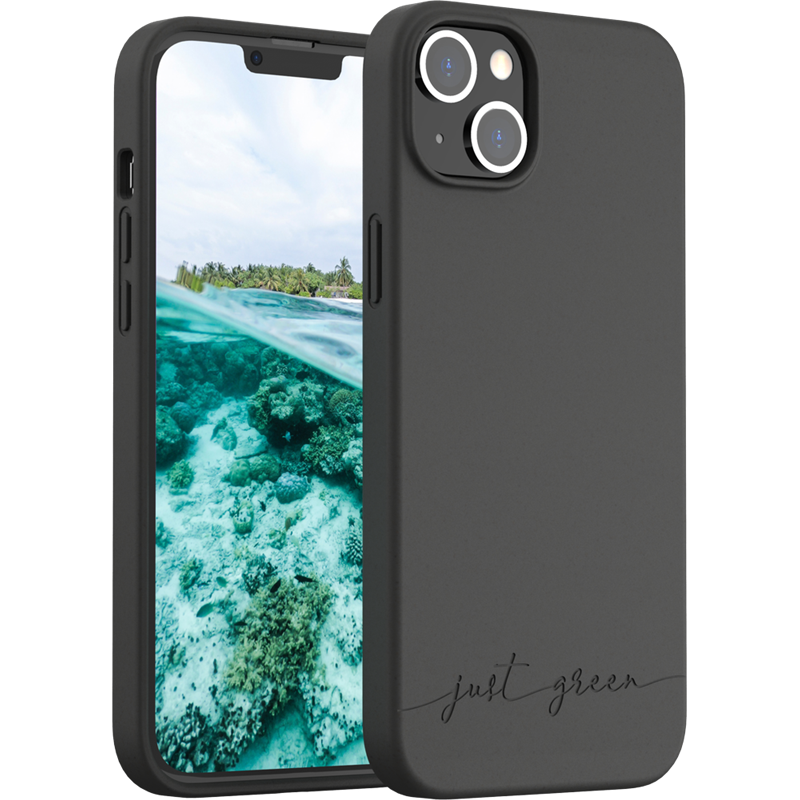 Coque Apple iPhone 14 Plus Natura Noire - Eco-conçue Just Green