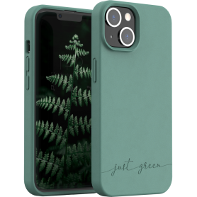 Coque Apple iPhone 14 Natura Night Green - Eco-conçue Just Green