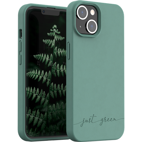 Coque Apple iPhone 14 Natura Night Green - Eco-conçue Just Green