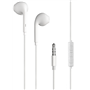 Ecouteurs Jack 3.5mm Bouton Télécommande et Micro Blanc - 70% Plastiqu