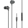 Ecouteurs Jack 3.5mm Intra-auriculaire Télécommande et Micro Noir - 70