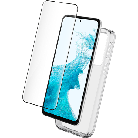 Pack G S23 5G Accessoires Coque Transparente + Verre trempé Bigben