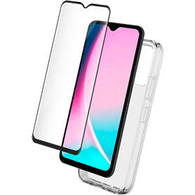 Pack Flow Accessoires Coque Transparente + Verre trempé Bigben