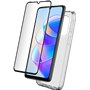 Pack X7a Accessoires Coque Transparente + Verre trempé Bigben