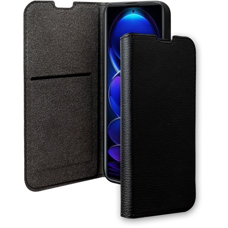 Etui Folio Wallet Xiaomi Redmi Note 12 Pro 5G Support vidéo Noir - 65%