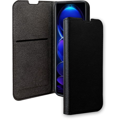 Etui Folio Wallet Xiaomi Redmi Note 12 Pro+ Support vidéo Noir - 65% P