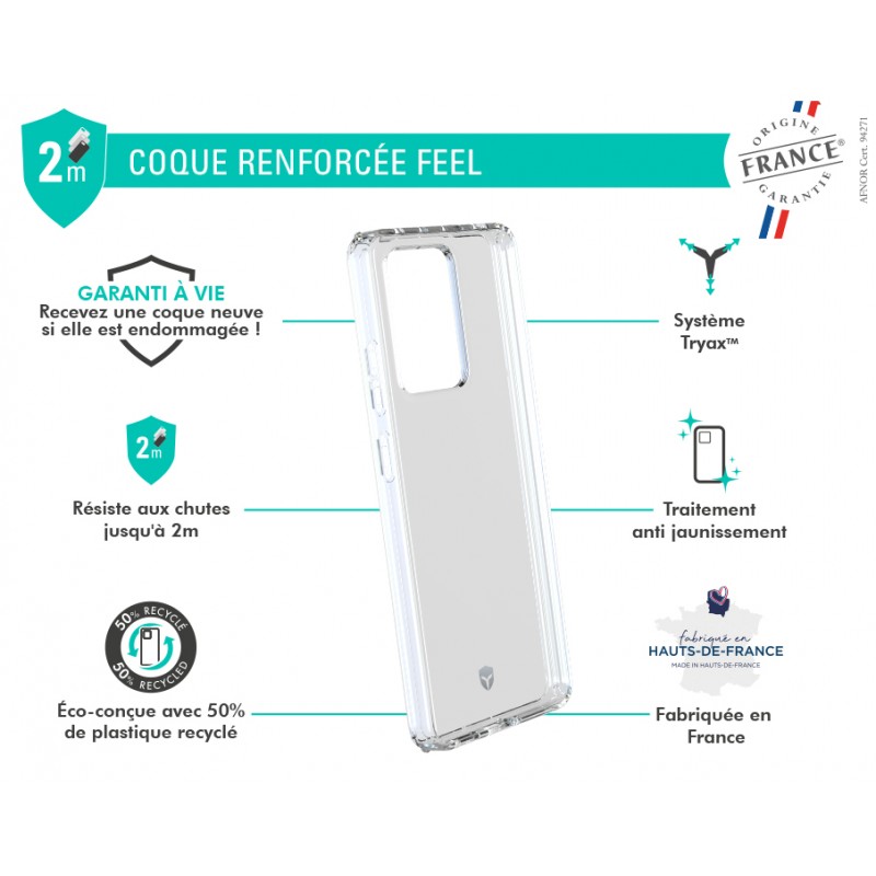 Image secondaire de Coque Renforcée Xiaomi Redmi Note 12 Pro FEEL Transparente - Garantie