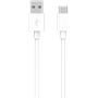 Chargeur maison USB A 2.4A FastCharge + Câble USB A/USB C Blanc WOW