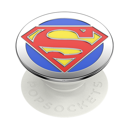 Pop Grip Enamel Superman Blanc Popsockets