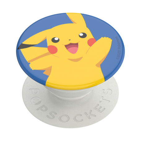 Pop Grip Standard Pikachu Knocked Blanc Popsockets