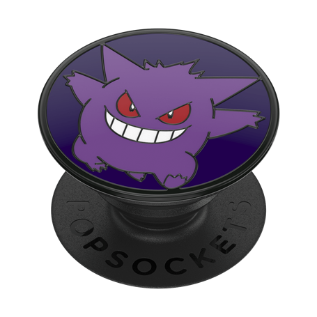 Pop Grip Enamel Glow in the Dark Gengar Noir Popsockets