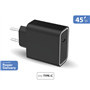 Chargeur maison USB C 45W Power Delivery Noir - Garanti à vie Force Po
