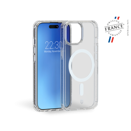 Coque Renforcée iPhone 15 AIR Origine France Garantie Compatible MagSa
