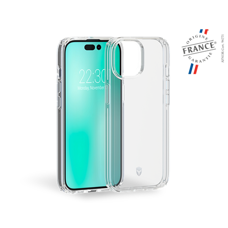 Coque Renforcée iPhone 15 Pro Max FEEL Origine France Garantie Transpa