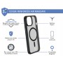 Coque Renforcée iPhone 15 Plus AIR FROST Compatible MagSafe Frost Noir