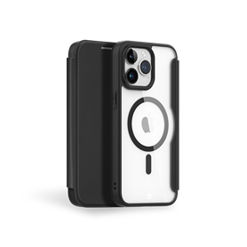 Etui Folio Renforcé iPhone 15 Pro Max Compatible MagSafe Noir - Garant